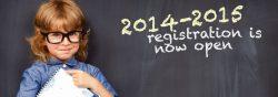2014 School Registration is Now Open