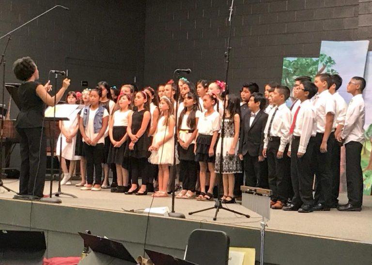 Private Christian School Elementary Choir Spring Concert Armona